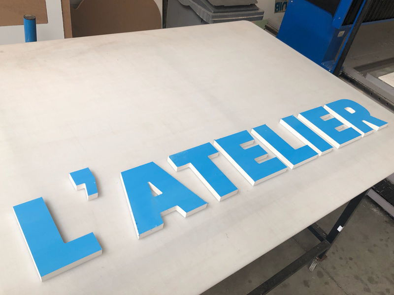 Enseigne pvc non lumineux