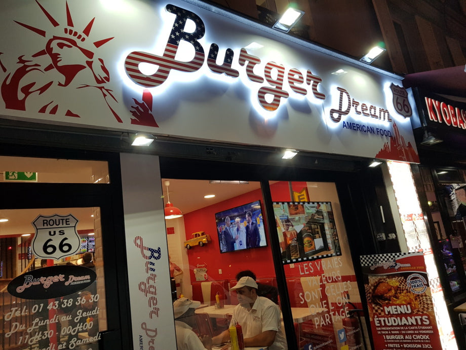 Enseigne led lettre boîtier